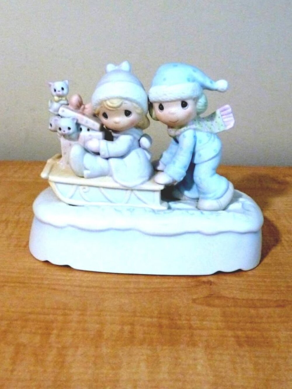 Precious Moments Collectible Musical Figurine - Sharing Our Season Together"